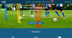 Desktop Screenshot of pro-soccerdrills.com